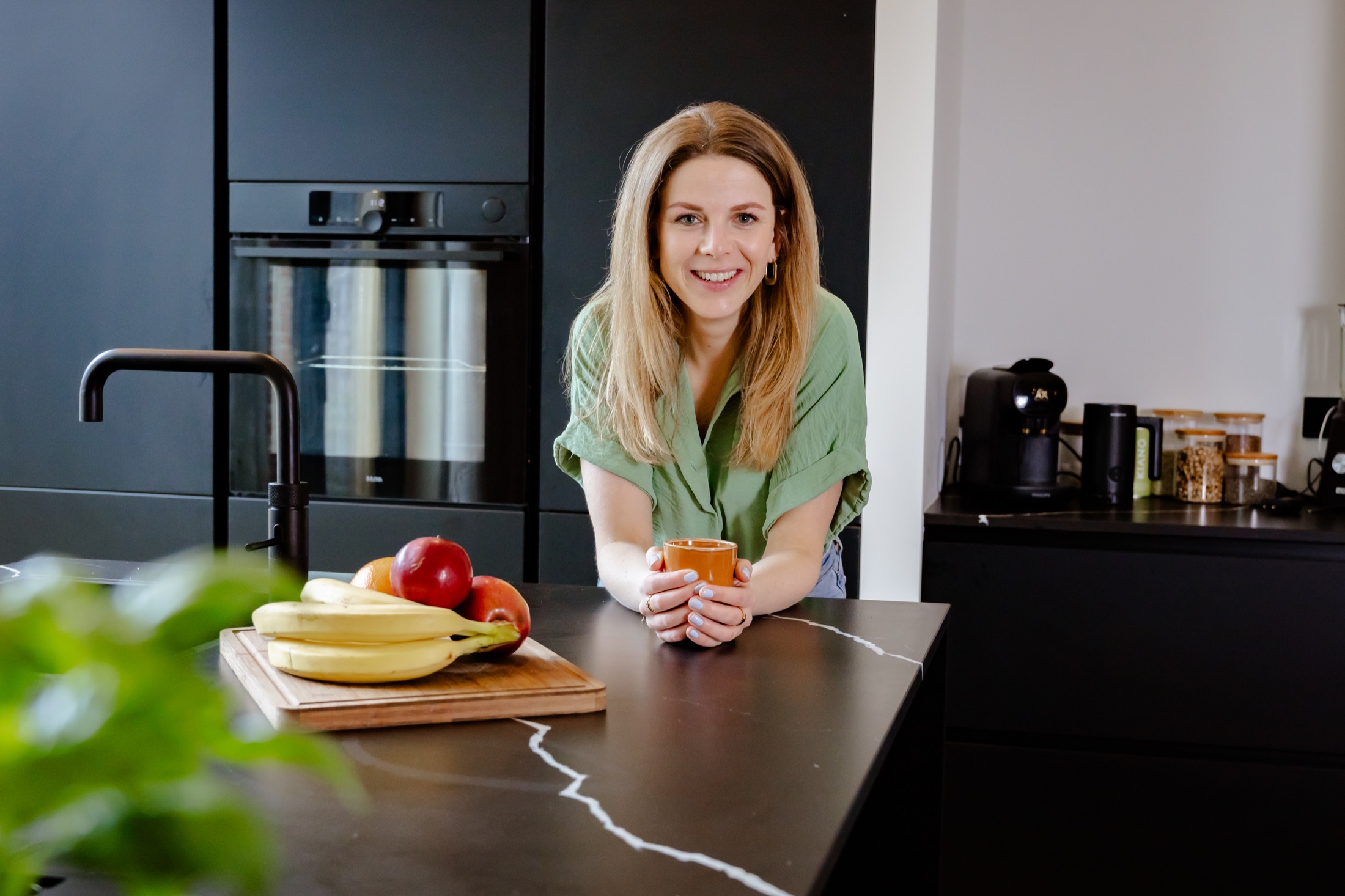 Fleur Walgraeve in haar keuken