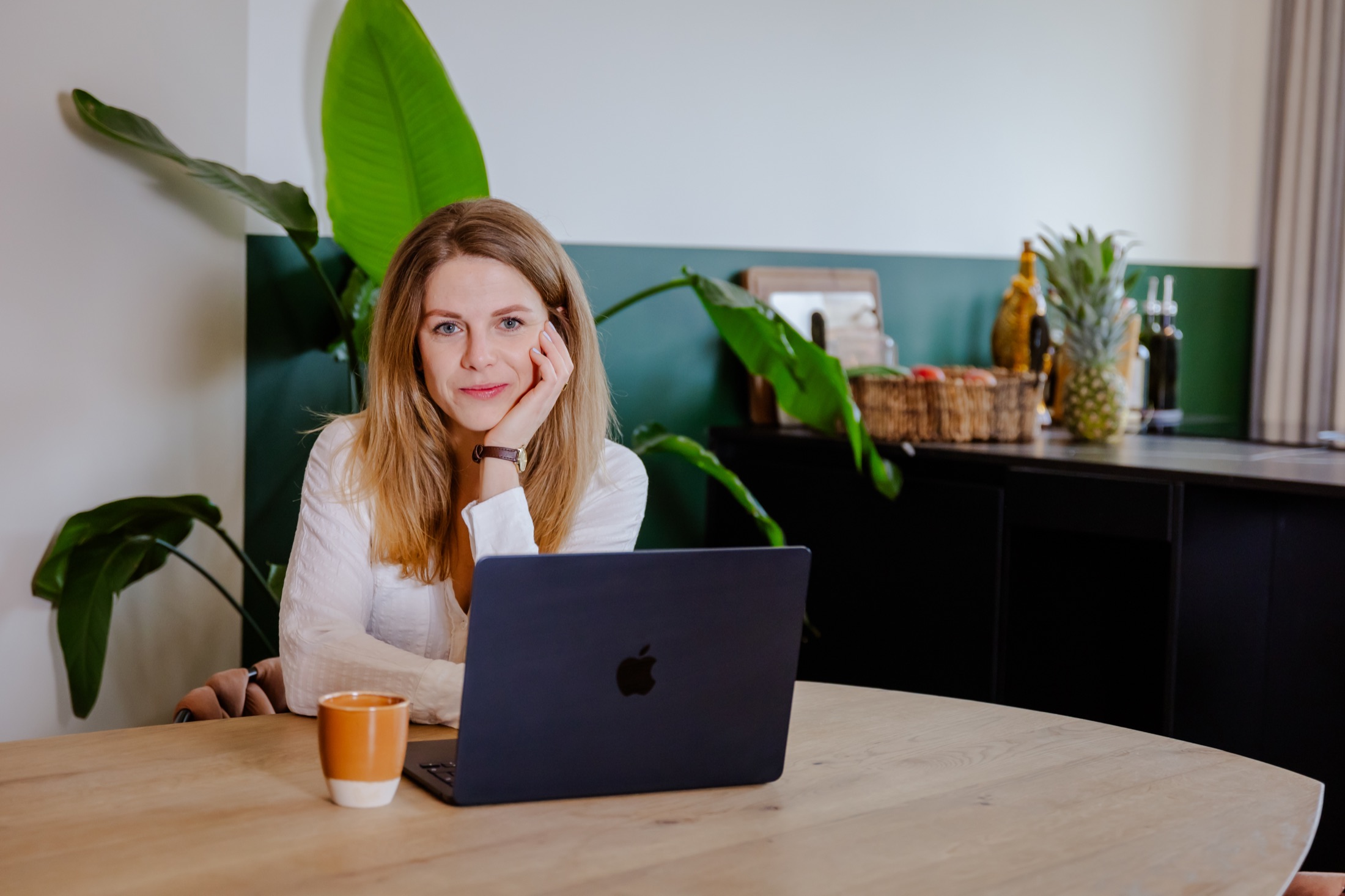 Fleur Walgraeve aan het werk